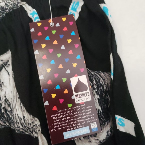 NWT Mens Boxers Underwear Hershey's Kisses Black Silver Candy Chocolate S Gift - Picture 2 of 12